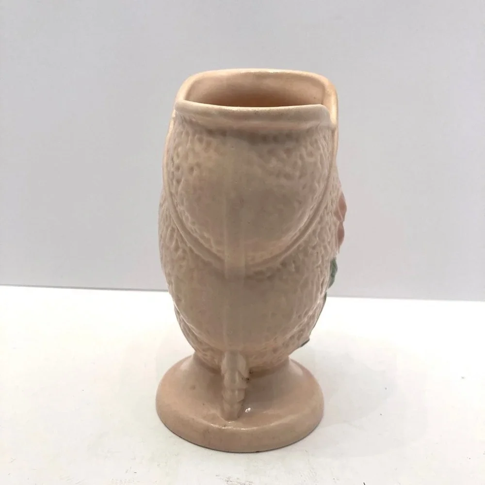 Hull Art Pottery Pink Floral Vase  6-1/2